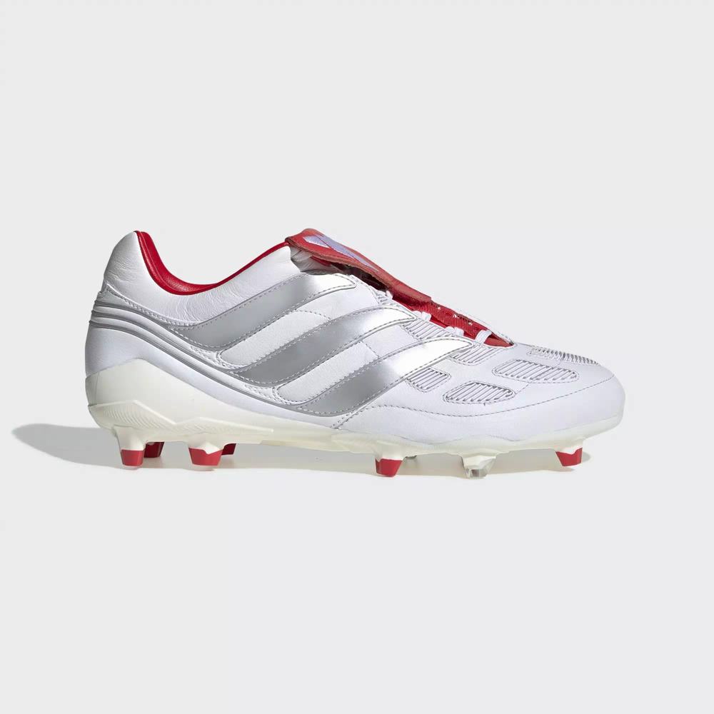 Adidas Predator Precision Firm Ground David Beckham Tacos de Futbol Blancos Para Hombre (MX-92562)